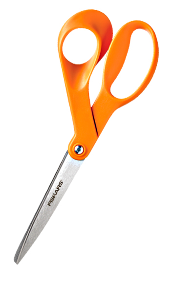All purpose Fiskars® Bent Scissor 8''
